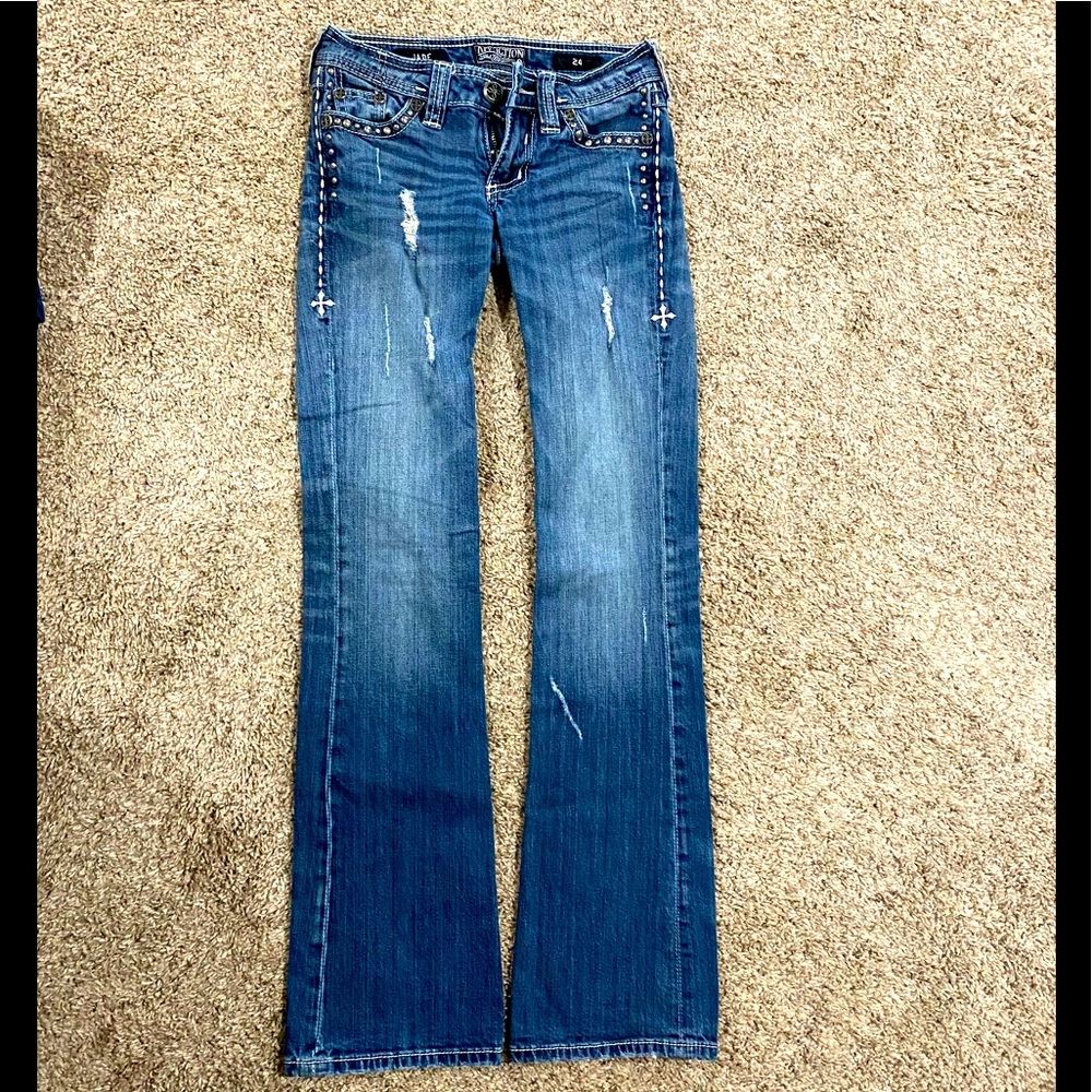 Affliction Straight Leg Jeans 24